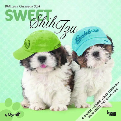 Sweet Shih Tzu by Myrna 2014 Wall Calendar