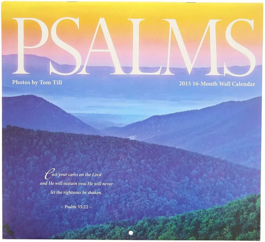 2015 Psalms 12x11 Vista 16-Month Wall Calendar