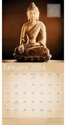 Zen 2014 Small Wall Calendar