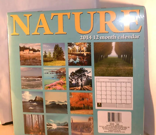 2014 12 Month Wall Calendar - Nature by Greenbrier