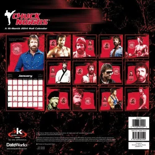 Chuck Norris 2014 Calendar