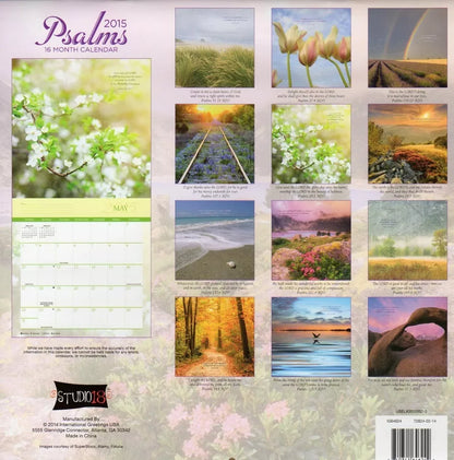 2015 16 Month Wall Calendar (Psalms)