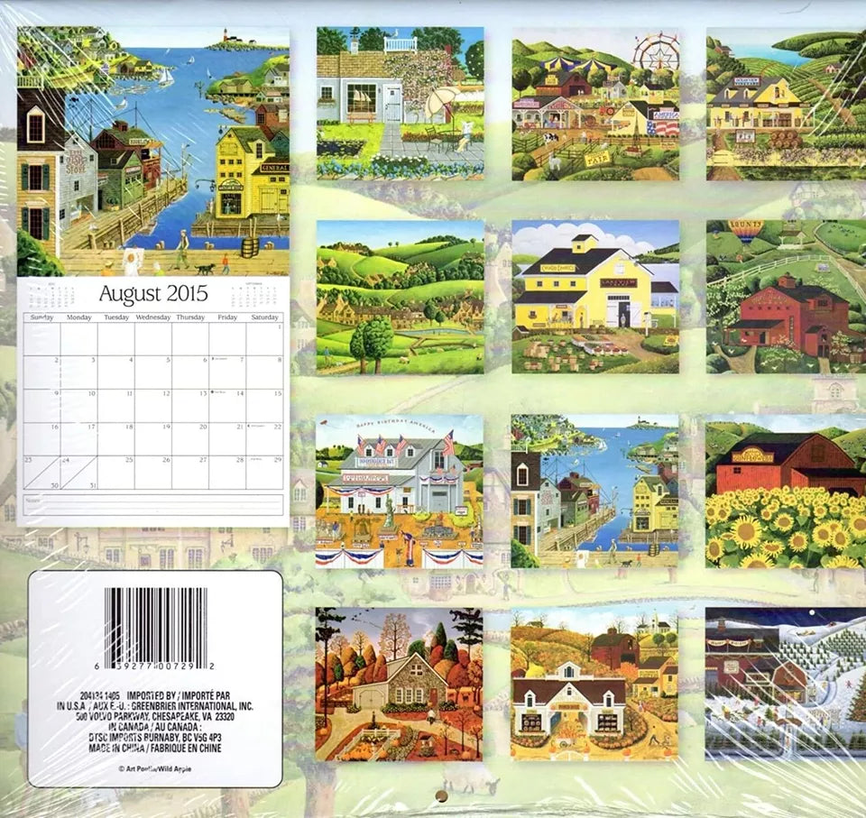 Country Living - 2015 12 Month Wall Calendar 12x11