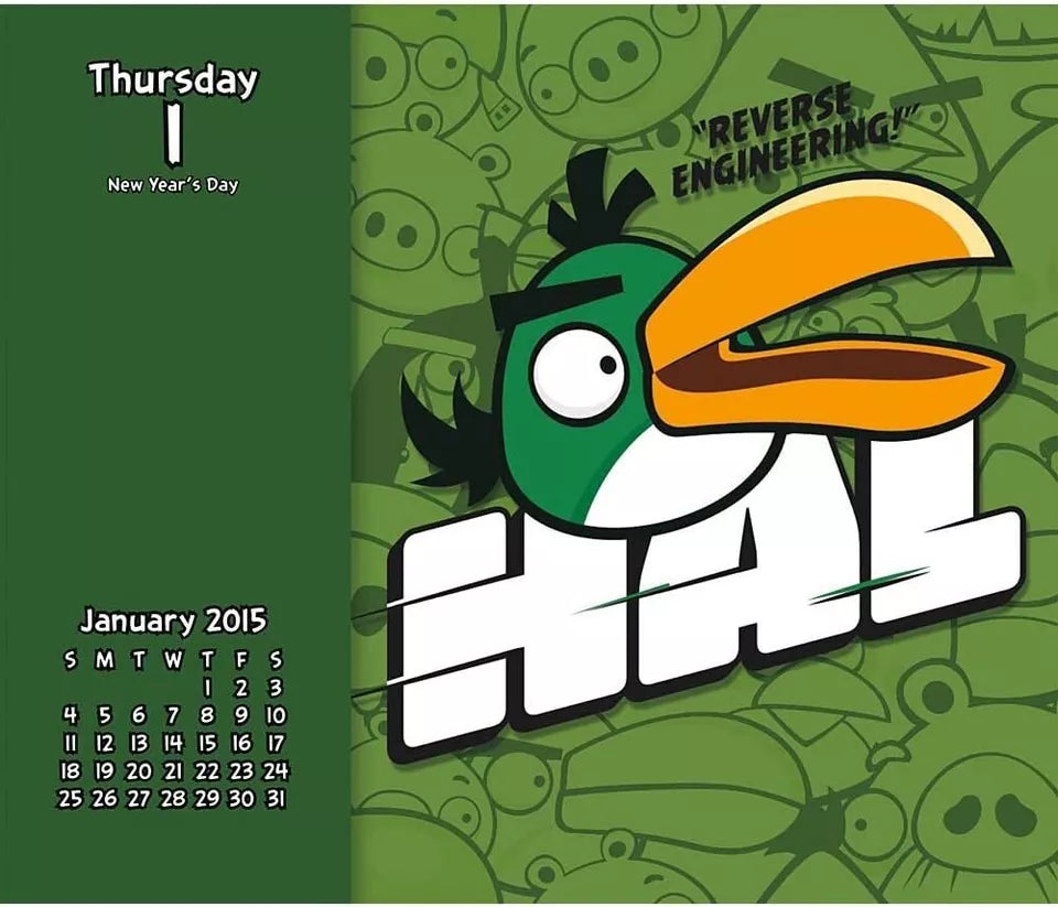 Angry Birds 2015 Daily Desk Calendar