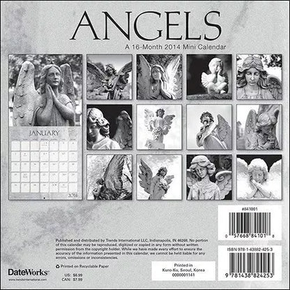 Angels 2014 Small Wall Calendar