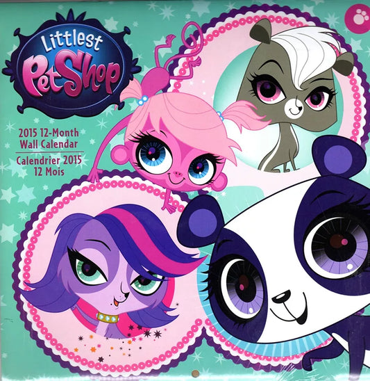 Littlest Pet Shop - 2015 12 Month Wall Calendar