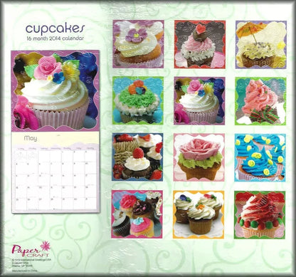 2014 Cupcakes Wall Calendar