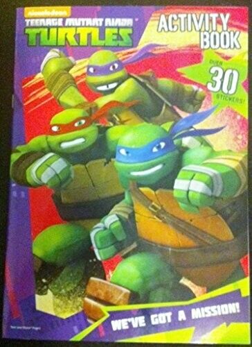 Nickelodeon Teenage Mutant Ninja Turtles Activity Book With Over 30 Stickers