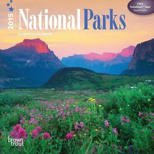 By BrownTrout National Parks 2015 Mini 7x7 Calendar