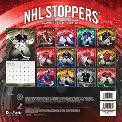 NHL Stoppers 2014 Wall Calendar