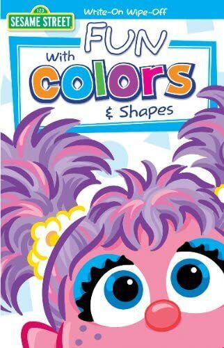 Sesame Street - Fun With Colors And Shapes Write On Wipe Off Book