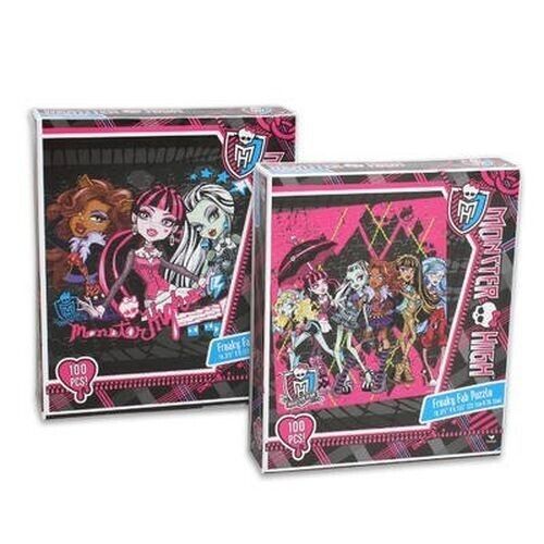 1 piece of 100pc Monster High Puzzle - 10.37x9.12", Assorted Puzzles