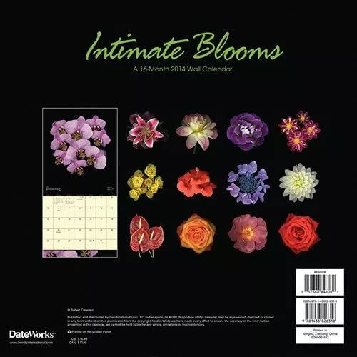 Intimate Blooms - Robert Creamer - 2014 Linen Calendar