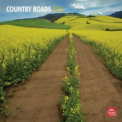 Country Roads 2013 Square 12X12 Wall Calendar (Multilingual Edition)