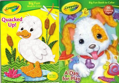 Crayola Big Fun Book to Color - (Set of 2 books)