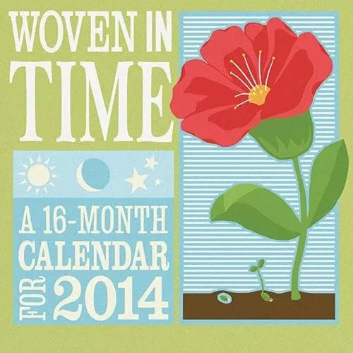 Woven in Time by Flavia 2014 Linen Wall Calendar