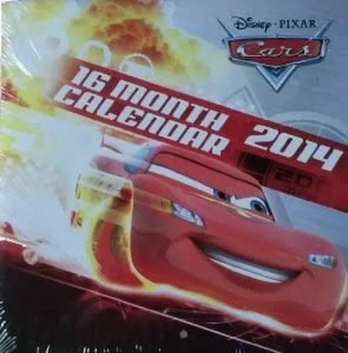 Disney Pixar Cars 2014 16 Month Square Wall Calendar