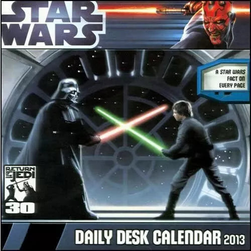 (5x5) Star Wars: The Saga - 2013 Daily Desk Box Calendar