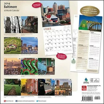 Baltimore 2014 Wall Calendar