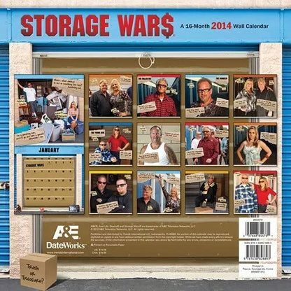 Storage Wars 2014 Wall Calendar