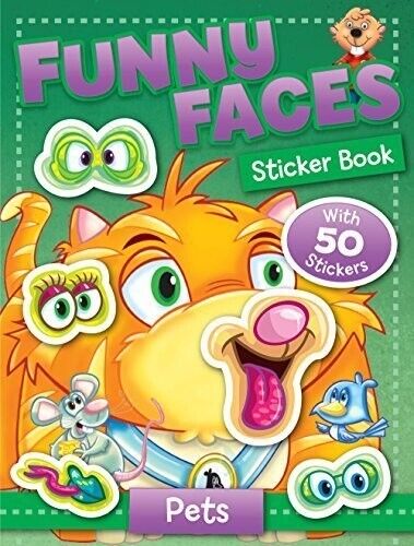 Funny Faces Sticker Book: Pets (Funny Faces Sticker Books)