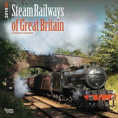 Steam Railways of Great Britain 2014 Wall Calendar