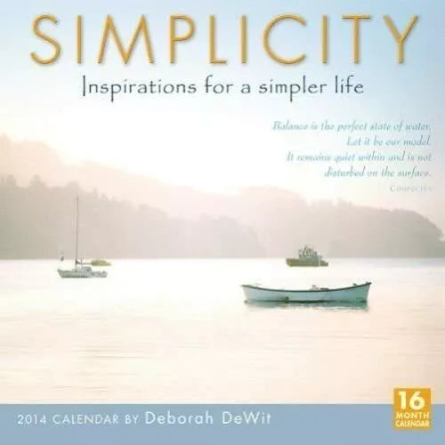 Simplicity - 2014 Calendar