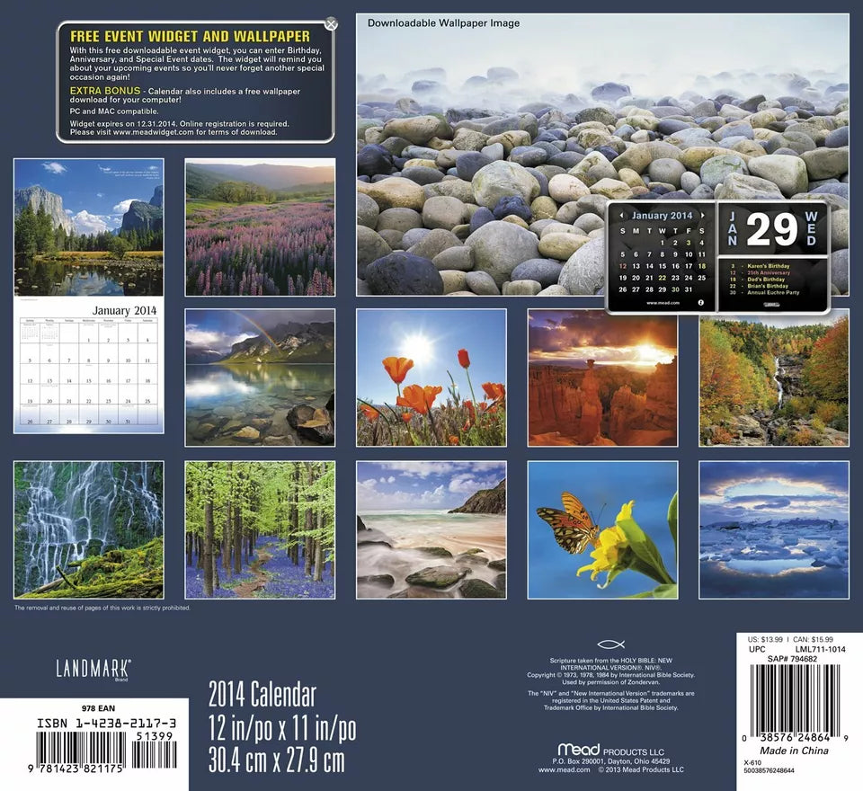 2014 Psalms Wall Calendar