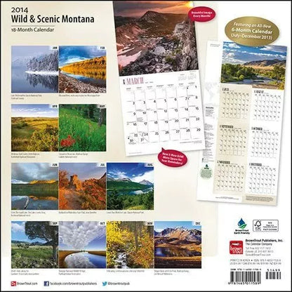 Wild & Scenic Montana 2014 Wall Calendar