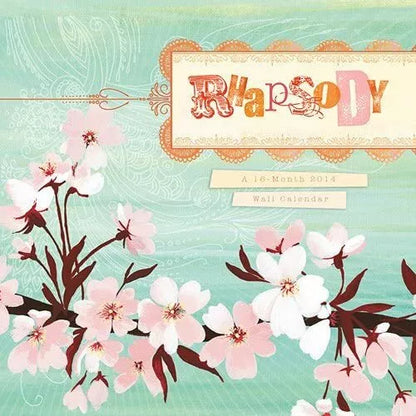 Rhapsody by Kathy Davis 2014 Linen Wall Calendar