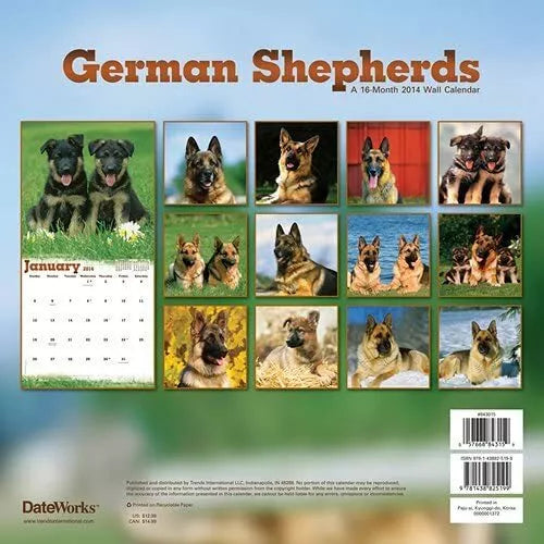 German Shepherds - 2014 Calendar