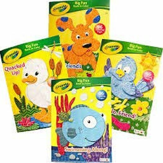 Crayola Big Fun Book to Color Multipack (Set of 4)