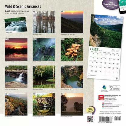 Avalon 12 x 12 Inches Beaches 2015 16-Month Wall Calendar