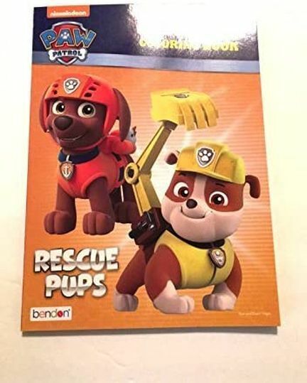 Paw Patrol Jumbo Coloring Book Rescue Pups