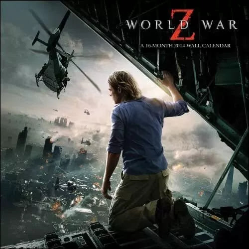 World War Z 2014 Wall Calendar