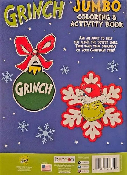 Grinch Holiday Christmas Coloring & Activity Book  v6