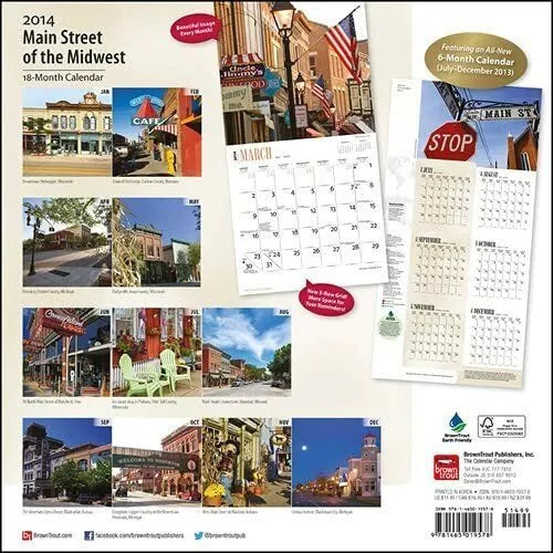 Main Street of the Midwest 2014 Wall Calendar